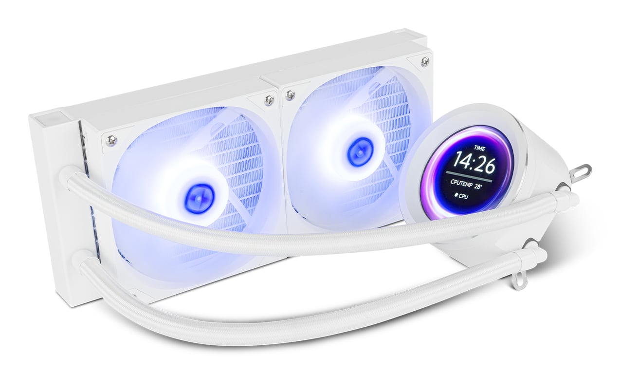 NOX Hummer X 240 LCD Processeur Refroidisseur d'air 12 cm 1 pièce Neuf