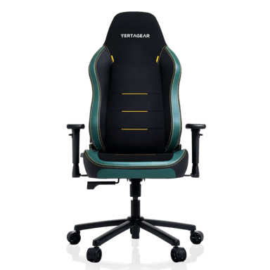 Sedia gaming Vertagear SL3800 HygennX Verde Mezzanotte – Ergonomica, supporto lombare ContourMax™, seduta ventilata VertaAir™, braccioli 3D regolabili