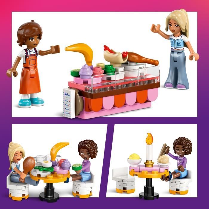 Lego Friends Le Restaurant Et 'ecole De Cuisine 42655 Lego La Boite - vue 3