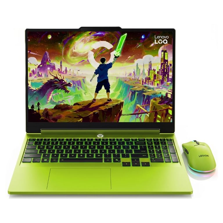 PC portable Gamer LENOVO LOQ 15AHP11 Sans Windows 15 FHD 165hz Ryzen 7 250 RTX 5060 RAM SSD - vue 2
