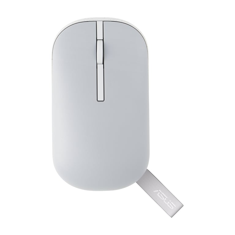 ASUS Marshmallow Mouse MD100 souris Bureau Ambidextre RF sans fil + Bluetooth Optique 1600 DPI - Neuf