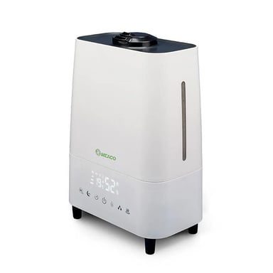 Meaco Deluxe 202 Umidificatore e Purificatore d'Aria – Nebulizzazione fredda e calda, filtro HEPA e carbone, ideale per stanze fino a 65m².