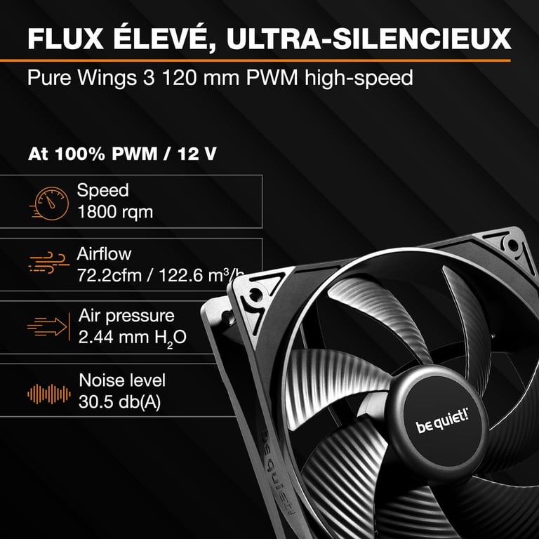 BE QUIET! Pure Loop 3 Watercooling BW027EU 240 mm - vue 3