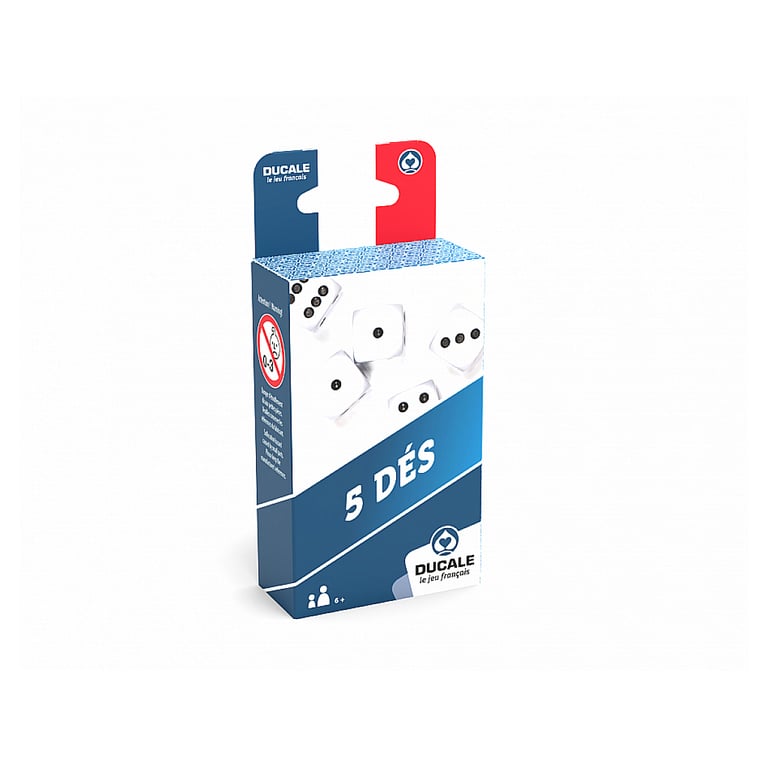 Jeu classique Cartamundi Ducale 5 Dés 18 mm - vue 2