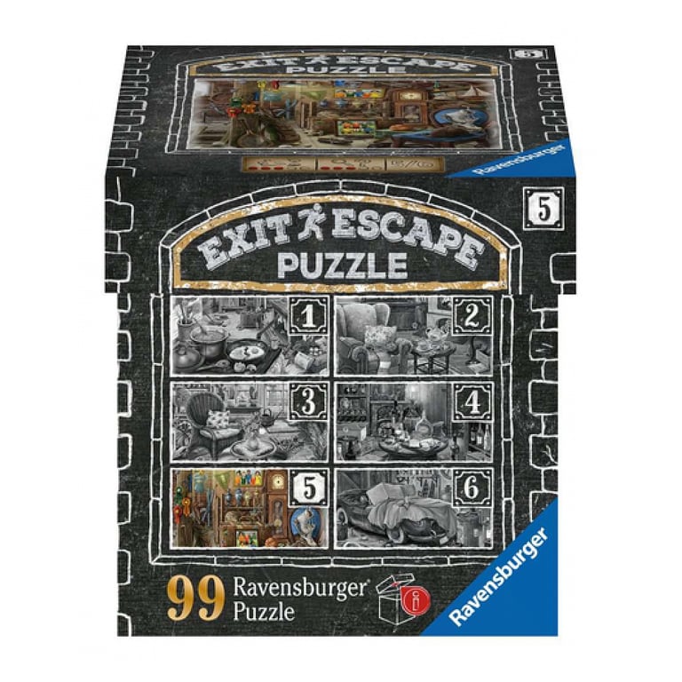 Puzzle Escape 99 Pièces Enigmes du Grenier du Manoir Ravensburger Neuf - vue 3