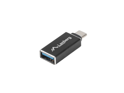 Lanberg AD-UC-UA-02 changeur de genre de câble USB 3.0 Type C USB 3.0 Type A Noir