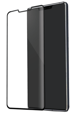 Protector de pantalla de cristal templado de borde a borde para Huawei Mate 30 Pro, Negro
