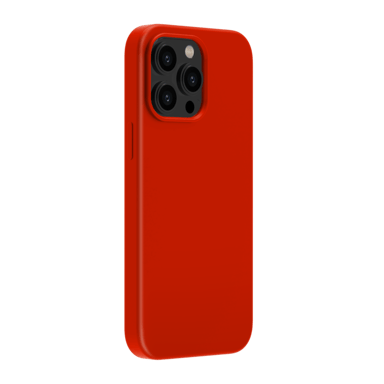 Custodia antiurto in morbido silicone gel per Apple iPhone 14 Pro Max, Ardent Red