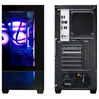 DeepGaming - PC Gaming DOMINION Intel Core i5-14400F, RTX 4060 Ti 8GB GDDR6, RAM 32GB DDR5 RGB, M.2 2To, Windows 11 Pro, WiFi + Bluetooth 5.2