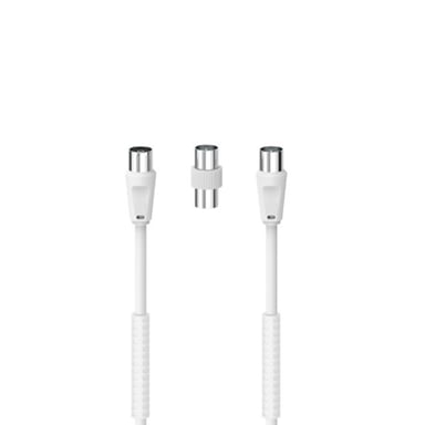 Hama 7205301 cavo coassiale 3 m bianco
