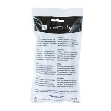 Techly 15m HDMI cable HDMI HDMI tipo A (Estándar) Negro