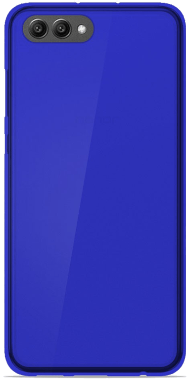 Coque silicone unie compatible Givré Bleu Huawei Honor View 10