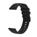 Cinturino in silicone per orologio Black 22 mm Samsung Galaxy Watch 3 45 mm/Gear S3 Classic, Huawei watch GT Runner/GT2 Pro
