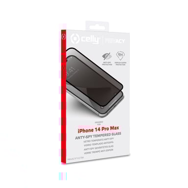 Celly PRIVACYF1027BK écran et protection arrière de téléphones portables Protection d'écran transparent Apple 1 pièce(s)