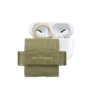 Mini borsa per AirPods Pro 1 / Pro 2 Modello Flo Textured Croco con moschettone
