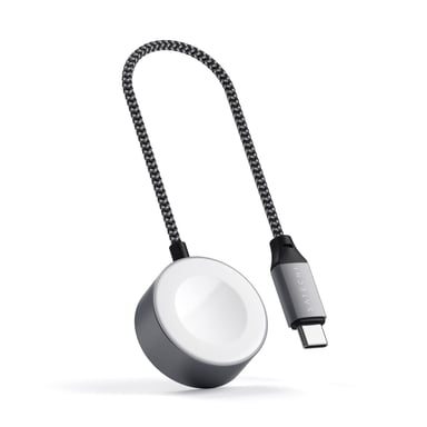 Satechi USB-C Cargador magnético para Apple Watch (Gris)