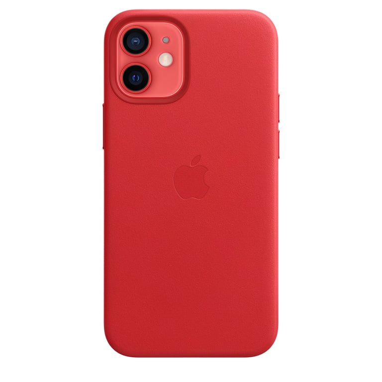 APPLE iPhone 12 mini Coque en cuir avec MagSafe - (PRODUCT)RED - Apple