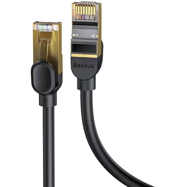 Baseus WKJS010101 câble de réseau Noir 1 m Cat7 S/FTP (S-STP)