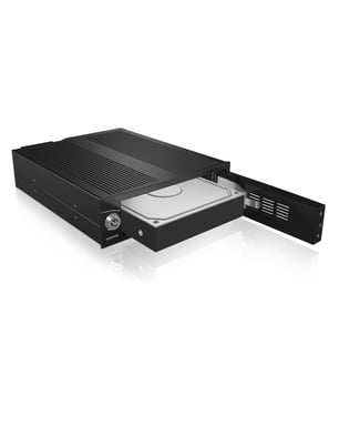 ICY BOX IB-170SK-B 13,3 cm (5.25'') Plateau de stockage de disques Noir