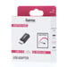 Hama 00200310 changeur de genre de câble Micro USB USB-C Noir
