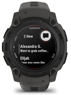Garmin Instinct E 2,18 cm [0.86] MIP 40 mm Digitale 166 x 166 Pixel Nero GPS [satellitare] (Garmin Instinct E - sort fiberforst?rk)