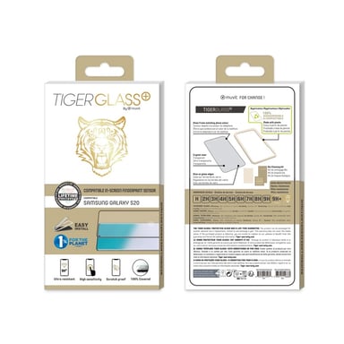Tiger Glass Plus Verre Trempe Antibacterien: Samsung Galaxy S20/5G