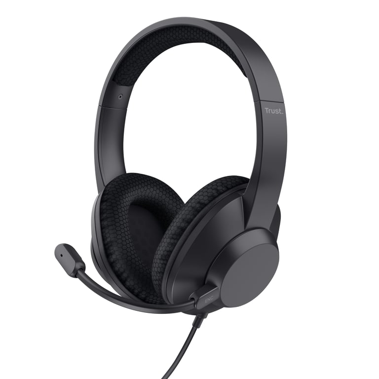 Casque Trust Ayda Max 25462 – Filaire, Appels/Musique, USB Type-C/Type-A