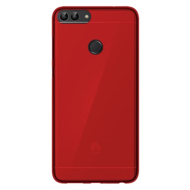 Coque silicone unie compatible Givré Rouge Huawei P Smart