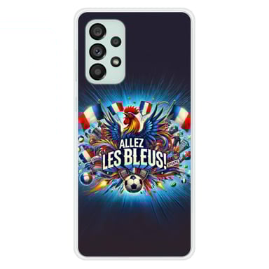 Funda de silicona - Compatible con Samsung Galaxy A73 5G - diseño allez les bleus