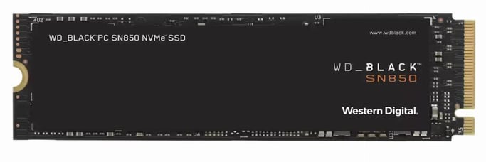 Western Digital Black SN850 M.2 1000 Go PCI Express 4.0 NVMe