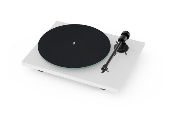 Giradischi Pro-Ject T1 EVO BT Bianco + Testina Ortofon OM10