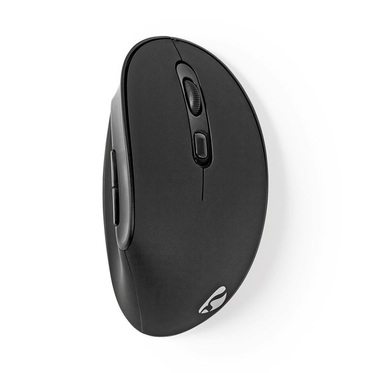 Souris NEDIS ERGOMSWS100BK – Optique 1600 DPI, Sans Fil, 6 Boutons