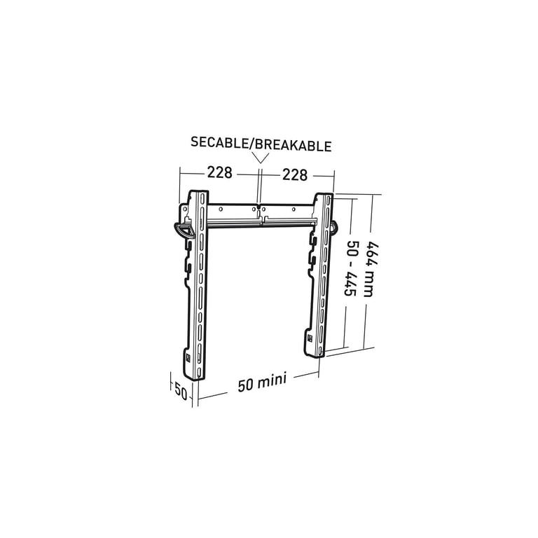 ERARD Support mural fixe 002407 - vue 8