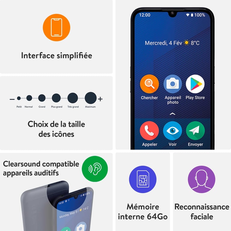 Smartphone DORO 8200 AZUL