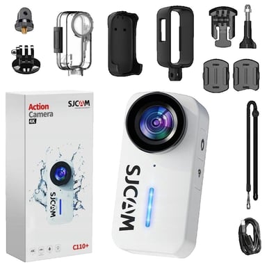 Caméra sportive SJCAM C110+ 4K Blanc