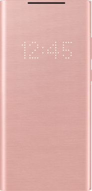 Samsung Funda para Galaxy Note20 Folio LED View Cover con tarjetero Rosa