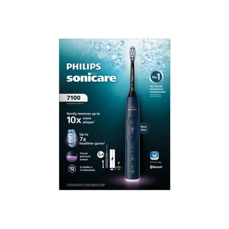 Brosse à Dents Philips Sonicare 7100 HX742308 4 Modes 4 Embouts Minuteur Bluetooth