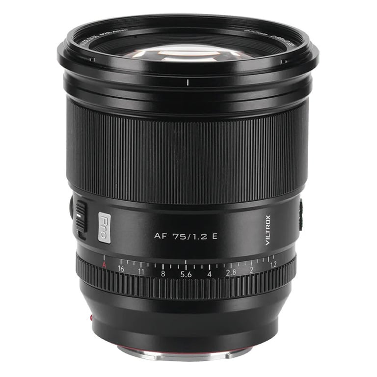 Objectif Viltrox AF 75mm F1.2 Pro – Monture Sony E, Ouverture F1.2