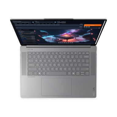 Lenovo Yoga Slim 7 15ILL9 Copilot+ PC Intel Core Ultra 7 258V Ordinateur portable 38,9 cm (15.3'') 2.8K 32 Go LPDDR5x-SDRAM 1 To SSD Wi-Fi 7 (802.11be) Windows 11 Home Français Gris