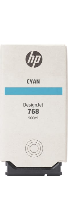 HP Cartouche d'encre DesignJet 768 cyan 500 ml Neuf