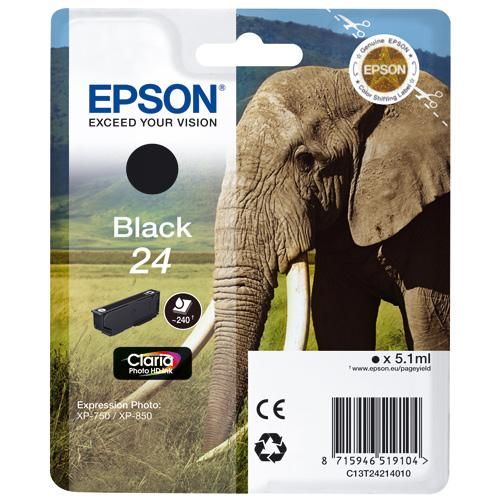 Epson 24 5.1 ml original blister cartouche d'encre pour Expression Photo XP 55 750 760 850 860 950 960 Expression Premium XP 750 850 - vue 4