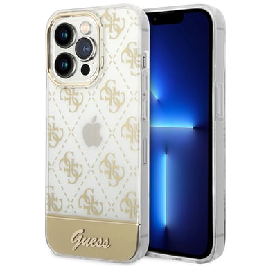 Custodia Guess per iPhone 14 Pro 6,1'' o Hardcase 4G Pattern Script