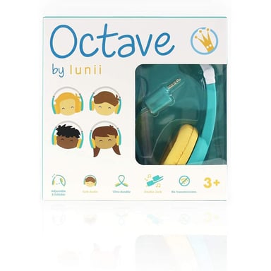 1Control Lunii Octave Cuffie per bambini (blu/giallo)