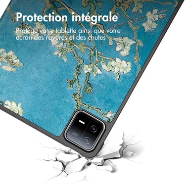 imoshion Coque tablette Design Trifold pour Xiaomi Pad 6 / 6 Pro - Green Plant