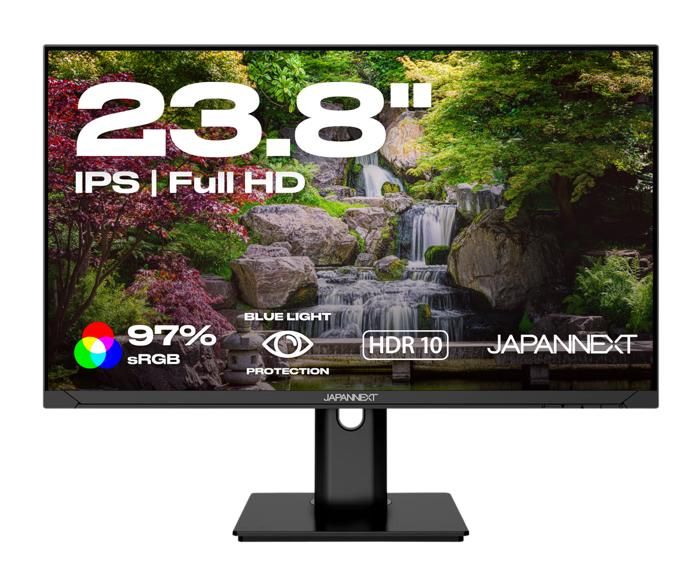 Écran PC JAPANNEXT 23 8 FHD IPS 60Hz Pied ergonomique