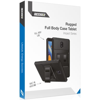 Accezz Coque Rugged Back pour Samsung Galaxy Tab A9 Plus - Noir