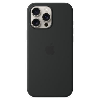 Apple Coque en silicone avec MagSafe pour iPhone 16 Pro Max - Noir Apple (brand) iPhone 16 Pro Max