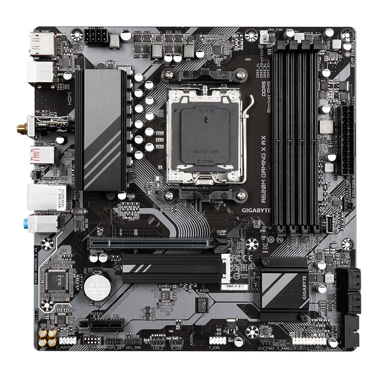 GIGABYTE A620M GAMING X AX AMD A620 Emplacement AM5 micro ATX Neuf