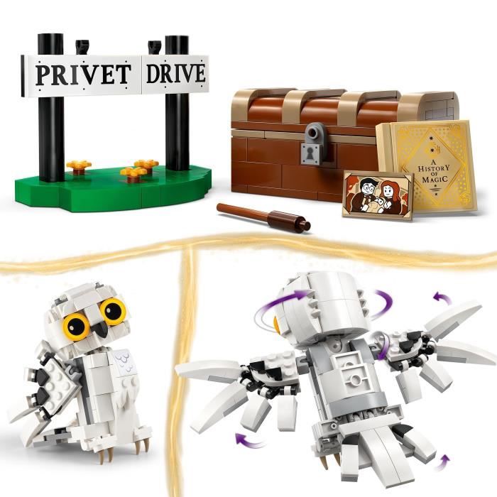 LEGO Harry Potter Hedwig au 4 Privet Drive (76425) - Kit de Construction Magique - Neuf