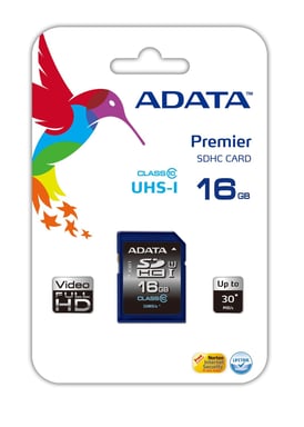 ADATA Premier SDHC UHS-I U1 Class10 16GB 16GB Classe 10